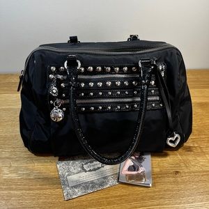 Brighton Studded Black Handbag